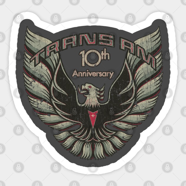 Trans Am 10th Anniversary 1979 Sticker by JCD666